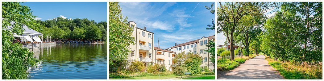 Photos of the surroundings and houses in Berg am Laim