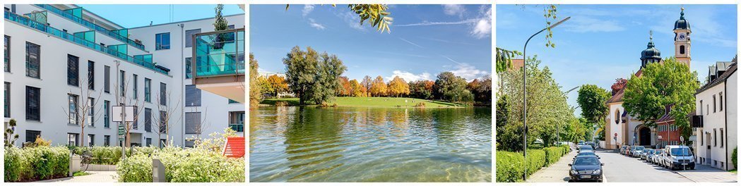 Photos of the surroundings of the Sendling district