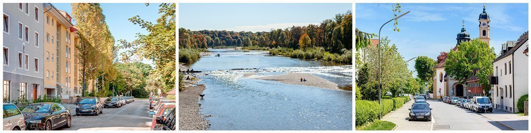 Photos of the surroundings of the Thalkirchen district