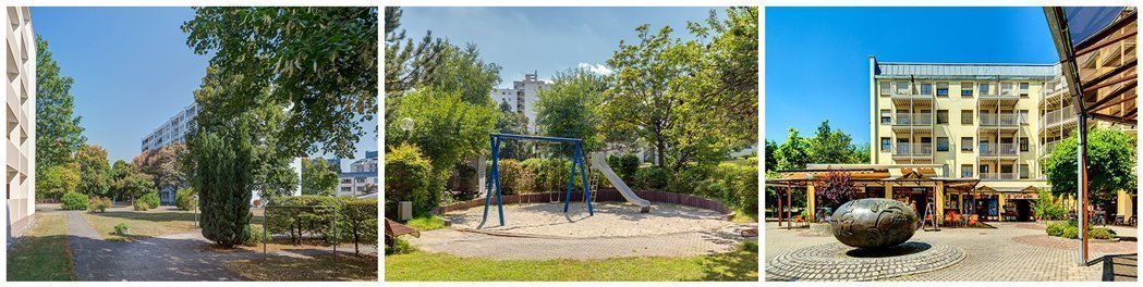 Photos of the surroundings of the district Westkreuz near Aubing 